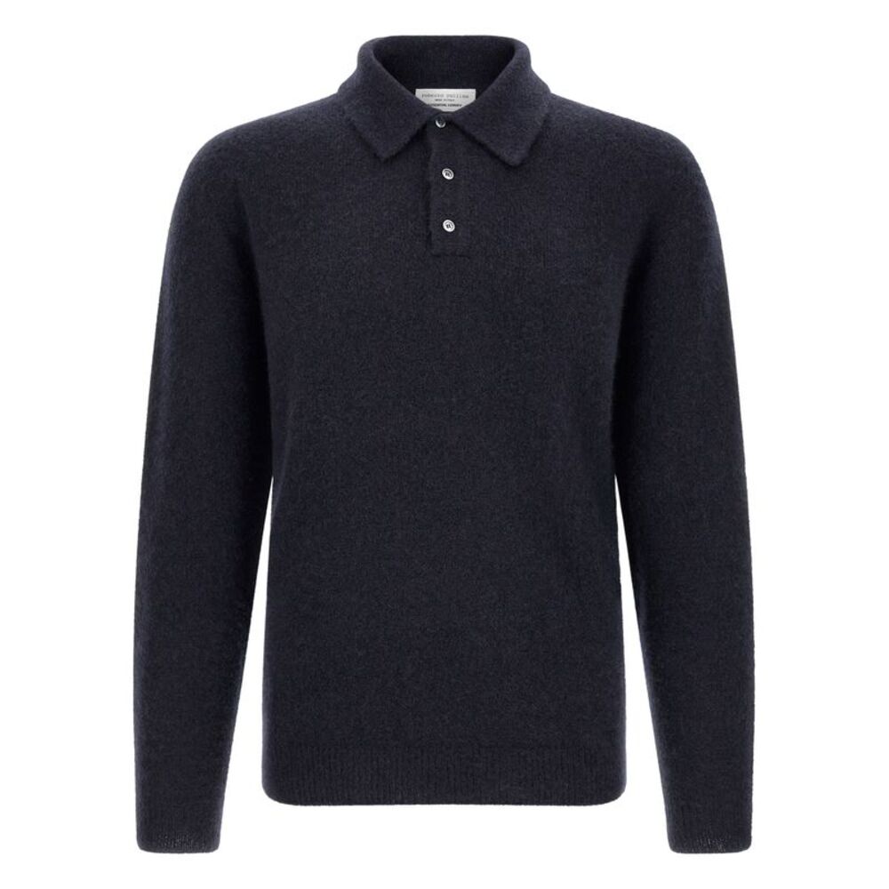 Roberto Collina Men Cashmere And Silk Polo Shirt